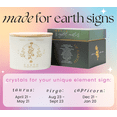 thumbnail image 3 of Taurus Virgo Capricorn Gifts for Women - 12oz Wood Wick Candles that Crackle with Crystals and Healing Stones. Healing Crystal Candles for Women Home Scented. Soy Wax, for Zodiac Birthdate, 3 of 8