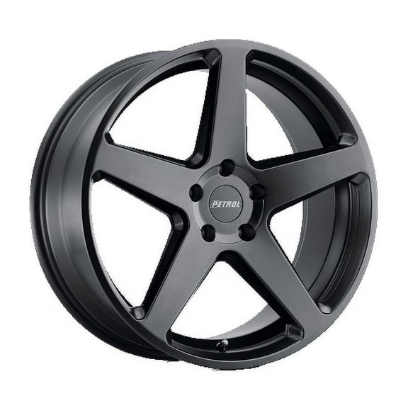 Petrol Aluminum Rim P2C 20X8.5in Semi Gloss Black Finish, 2085P2C355120B76