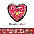 thumbnail image 3 of PMU Valentine’s Day Happy Heart Day 18 Inch Mylar-Foil Balloon Valentine's Day, Proposal, Special Events, Photo Props Party Decoration and Accessories (5/Pkg) Pkg/1, 3 of 9
