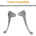 thumbnail image 5 of ALL-CARB Brake Levers Handle Replacement for Honda Set P50 PC50 Z50A CT70, 5 of 5