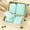Blue, variant on Travel Packing Cubes, Compression Packing Cubes 4 Pcs Set, Water Resistant Travel Storage with Double Layer Zipper for Business Travel, Luggage Space Saver for Weekend Getaway