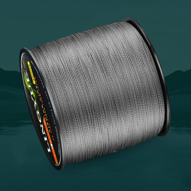 Cable de pesca trenzado de 300M y 4 hebras, línea PE de 8-70LB para agua salada y agua dulce