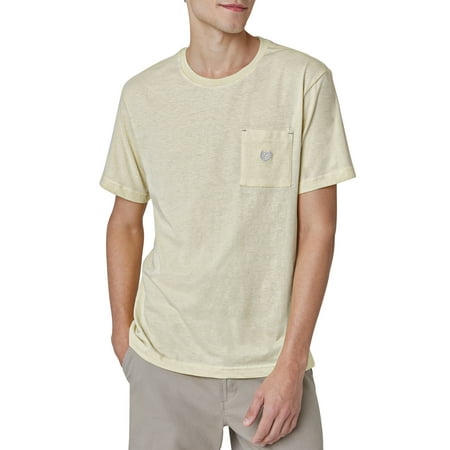 Chaps Men's Super Soft Heathered Short Sleeve Logo Pocket T-Shirt