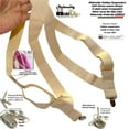 thumbnail image 2 of Holdup Maternity Undergarment side-clip Suspenders with Patented No-slip metal clips, 2 of 4