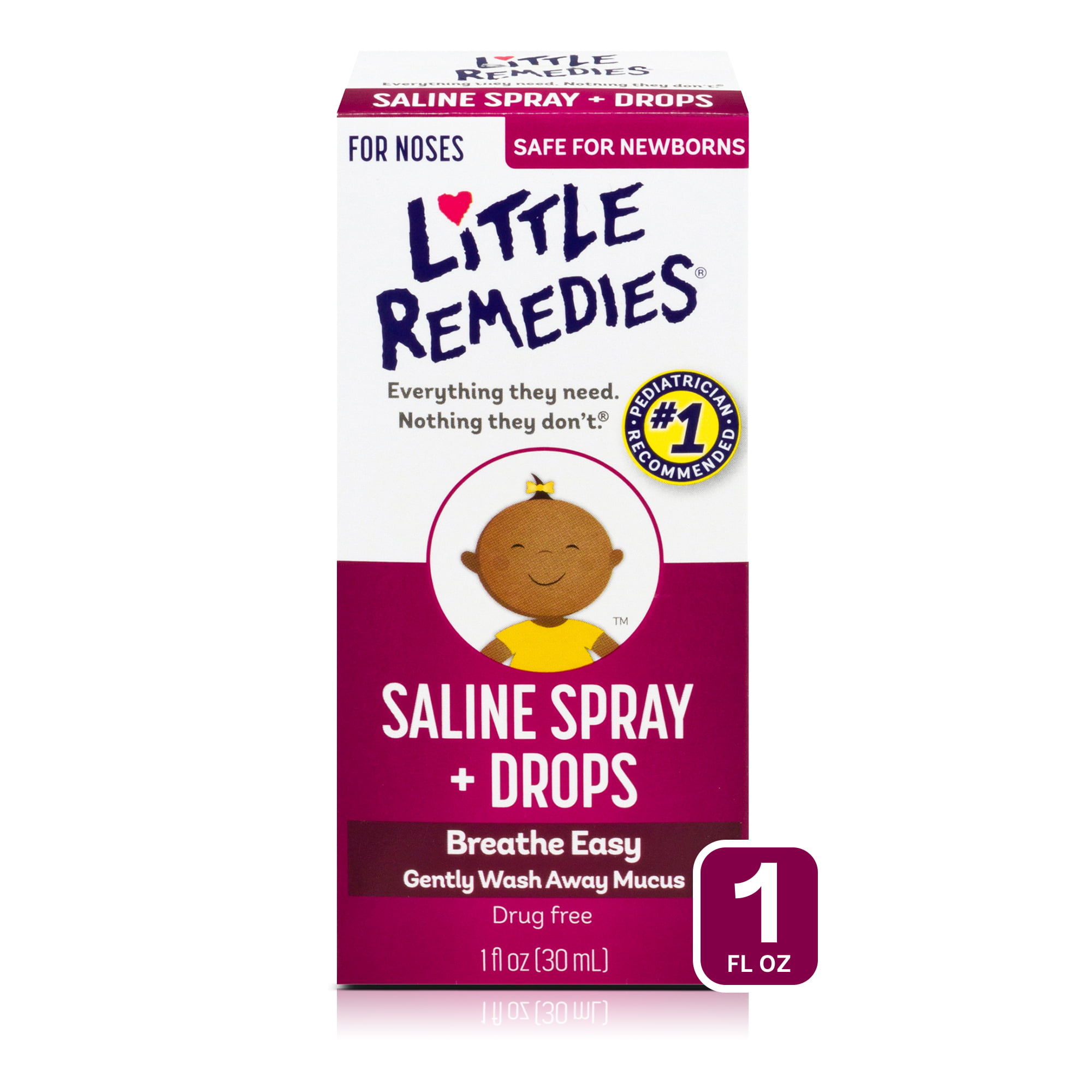 Little Remedies Saline Spray and Drops 
