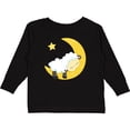 thumbnail image 3 of Inktastic Cute Sheep, Sleeping Sheep, Moon, Stars, Sleepy Boys or Girls Long Sleeve Toddler T-Shirt, 3 of 5