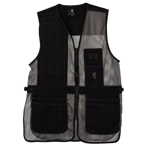 Browning Trapper Creek Shooting Vest Black Grey 3XL 3050269906