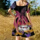 thumbnail image 5 of Vestido de manga corta Caddyshack Be The Ball, vestido de mujer, vestidos de noche de verano, vestidos para mujer, traje de verano para mujer, 5 of 7