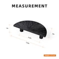 thumbnail image 4 of Goo-Ki 2.5''(64 mm) Hole Centers Luxurious & Sturdy Zinc Alloy Cabinet Handls,Matte Black Cabinet Pulls for Kitchen,Drawer,Cupboard & Wardrobe,6 Pack, 4 of 9