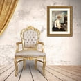 thumbnail image 3 of Stevens, Allayn 12x14 Gold Ornate Wood Framed with Double Matting Museum Art Print Titled - Listen to the Music IV, 3 of 4