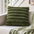thumbnail image 2 of Better Homes & Gardens 22 in x 22 in Faux Fur Channel Decorative Throw Pillow, Cypress Tree, 2 of 5