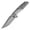 Black & White, variant on Kansept Deadite Folding Pocket Knife 3.52''CPM S35VN Blade,Titanium and Carbon Fiber Handle,K1081A6