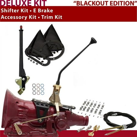 American Shifter AOD Shifter Kit Black 12 in. E Brake Cable Clamp Trim Kit for D9176