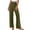 B0 Green Womens Pants Under $5, variant on Pants Under $5 ! Yrmaups Women Wide Leg Pants Casual Ribbed Knit High Elastic Waist Pants Loose Fits Fall Comfy Solid Color Soft Ruffled Bell Bottoms Stretchy Yoga Trousers