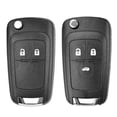 thumbnail image 1 of New 2/3B Rubber Flip Folding Remote Key Shell Fob Case for Chevrolet Aveo Cruze Sonic Malibu Car keys Accessories, 1 of 5