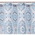 thumbnail image 2 of Fabric Shower Curtain - 72 x 72 Inch, Blue/Gray Medallion, 2 of 5