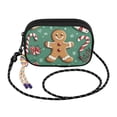 thumbnail image 2 of FORMRS Mini Crossbody Bag for Women Adjustable Rope Shoulder Casual Phone Purse, Christmas Gingerbread, 2 of 7