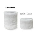 thumbnail image 3 of COUVER Basketball Star White Wristband with Black Number 1, 4 Inch, 1 Pair, 3 of 7