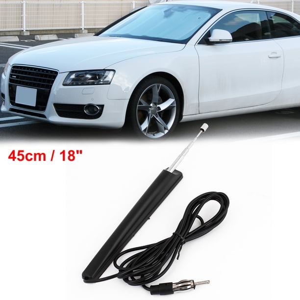 Antena 47cm de Longitud Carcasa de Plástico Adhesivo Coche Vehículo Radio Am FM