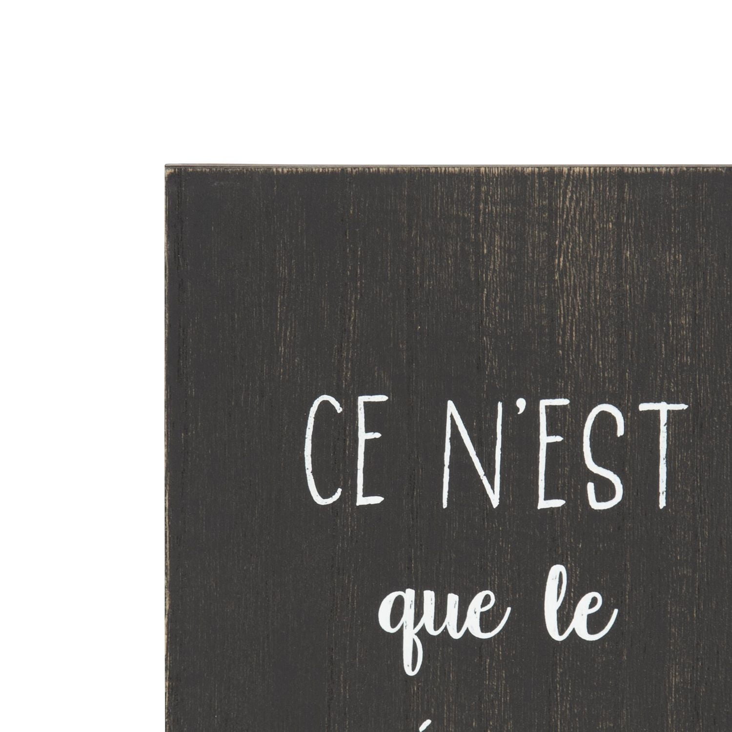 Dessus de boîte artistique "Ce N’est que le Debut"