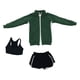 thumbnail image 4 of Moda 1/6 Escala Ropa de Muñecas Femeninas, Figuras de Mujeres Ropa de Muñecas Figura Femenina Ropa para Figuras de Acción Femeninas de 12 Pulgadas Acc Verde Hugo Traje de muñeca femenina, 4 of 7
