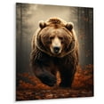 thumbnail image 2 of Designart "Bear Wild Bear I" Animals Bear Metal Wall Decor, 2 of 5
