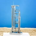 thumbnail image 2 of JMLIANG USA Apollo 11 Saturn V Rocket Metal Model 1 770 Scale with Gantry Collection Spacecraft Gift Decor, 2 of 8