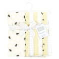 thumbnail image 2 of Hudson Baby Flannel Burp Cloth 7pk, Honey Bee, One Size, 2 of 6