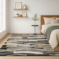 thumbnail image 6 of Addison Rugs Chantille Indoor/Outdoor Transitional Stripes Black Machine Washable Rectangle Rug, 10' x 14', 6 of 8