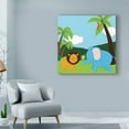 thumbnail image 3 of Trademark Fine Art Animals Canvas Art ' Jungle Jamboree Iv ' by June Erica Vess, 3 of 4