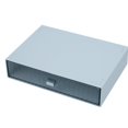 thumbnail image 1 of Desktop Drawer Organizer Waterproof Dustproof Plastic DIY Combination Multi Layer Stackable Drawer Storage Case Striped Blue 1 Drawer, 1 of 5