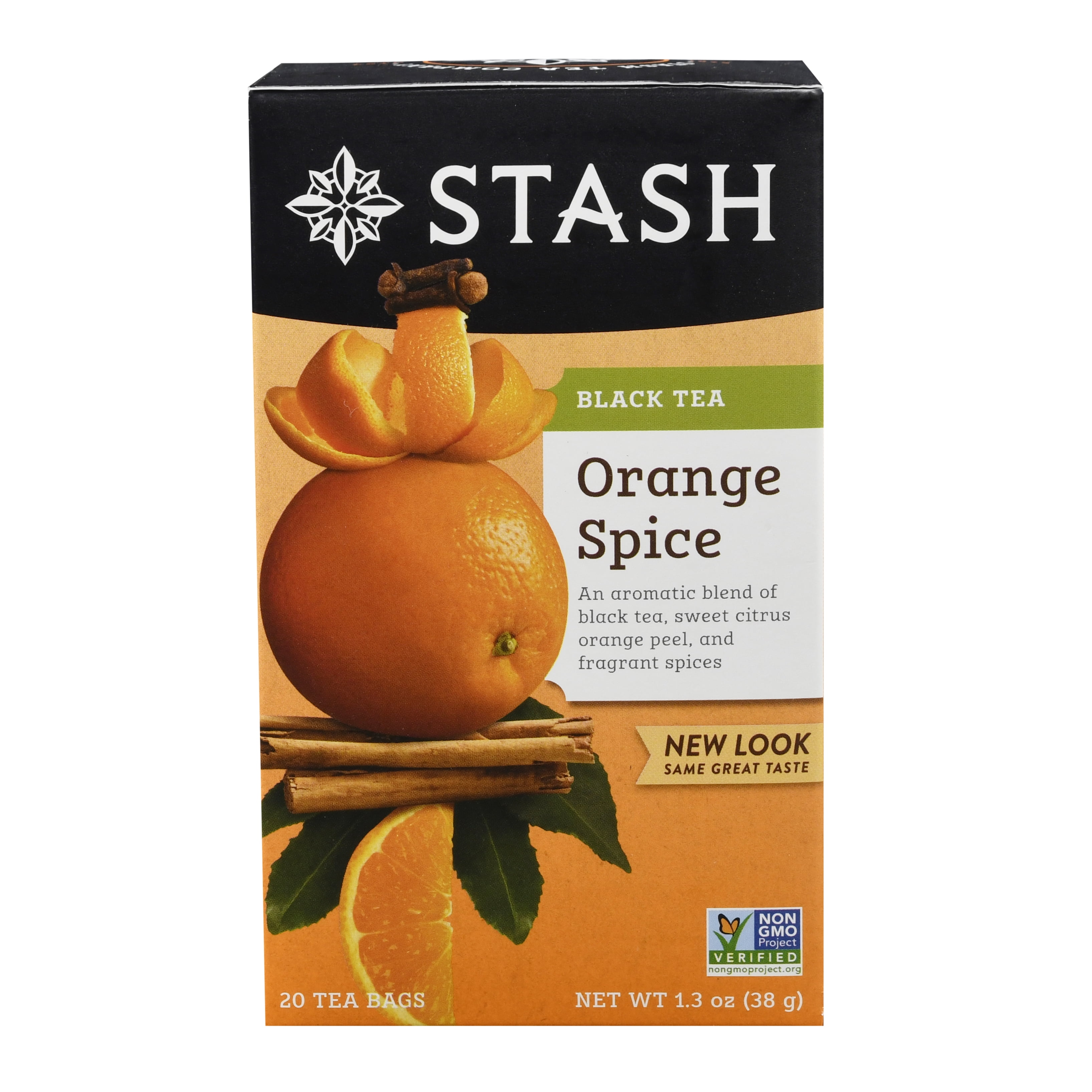 Stash Orange Spice Black Tea Bags, 20 Ct, 1.3 oz