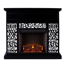 SEI Furniture SEI Furniture Engineered Wood Electric Fireplace in Black