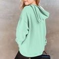 thumbnail image 5 of TQWQT Girl's Hoodie Size 10-12 Oversized Sweatshirts Long Sleeve Basic Light Green Hoodie Cute Hooded Pullover Hoodies Trendy Sweatshirts 2-3 Years, 5 of 5