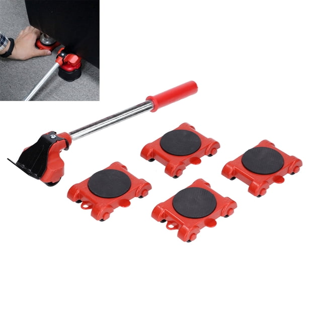 Furniture Moving Lifter, Adjustable Height Shifter Mover Easily Lift 360 Rotatable Labor Saving 5Pcs 331lb Load Capacity for Carrying for Fish