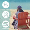 thumbnail image 5 of Williamspace Adirondack Chairs Set of 2,Outdoor Adirondack Chair Oversized Fire Pit Chair,Weather Resistant HDPE Patio Chair for Garden Poolside Backyard Beach,Red, 5 of 7