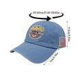 thumbnail image 2 of USA 250th Anniversary Hat Embroidered Independence Day Baseball Cap Vintage Style American Flag 1776-2026 Unisex Adjustable Cap, 2 of 5