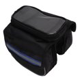 thumbnail image 4 of Bolsa Para Cuadro De Bicicleta, Tela De Nailon 600D, Cintas Reflectantes Resistentes A Los Golpes, Soporte Para Teléfono De Bicicleta Para Bricolaje Para Bicicleta Para Ciclismo, 4 of 8