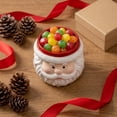 thumbnail image 4 of Christmas Decorations Outdoor Snowman And Santa Claus Themed Resin Planter Ornament, 4 of 7