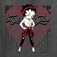 thumbnail image 5 of Wild Bobby, Betty Boop Sugar and Spice Wink Betty Boop Unisex Hoodie Sweatshirt, Heather Black, Medium, 5 of 5