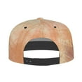 thumbnail image 4 of Adult Unisex Fashion Adjustable Baseball Cap, Orange Vintage Texture Hip Hop Flat Brimmed Hat for All Seasons, 4 of 9