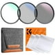 thumbnail image 1 of Kit de filtros de lentes UV/CPL/ND K&F Concept de 72 mm (3 piezas), 18 recubrimientos multicapa, fil, 1 of 8