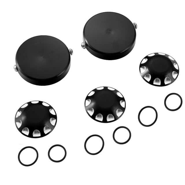 Embouts d'Axe, Couverture de Roue Modèles 5 Pcs Compatible 5 Pcs avec Modèles Embouts d'Axe et de Roue et avec Axe avec Ryker Compatible avec Embouts d'Axe Cnc Compatible 5 Pcs Ryker Tout