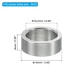 thumbnail image 2 of M12 Stainless Steel Spacers, 5 Pcs Metal Spacer Stainless Steel 12.2mm ID x 16mm OD x 6mm L for 1/2" or M12 Screw, 2 of 5