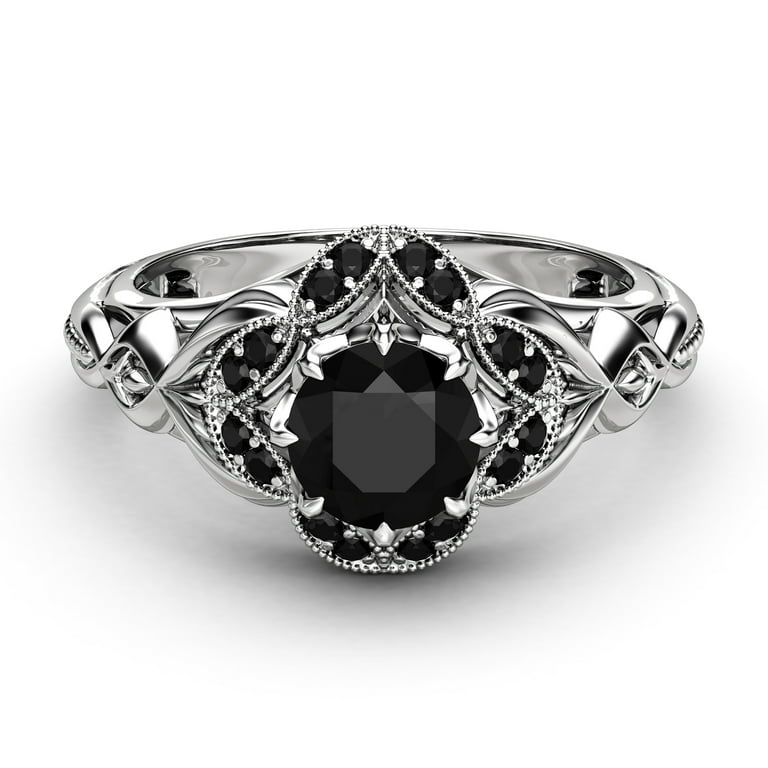 Black designer ring discount