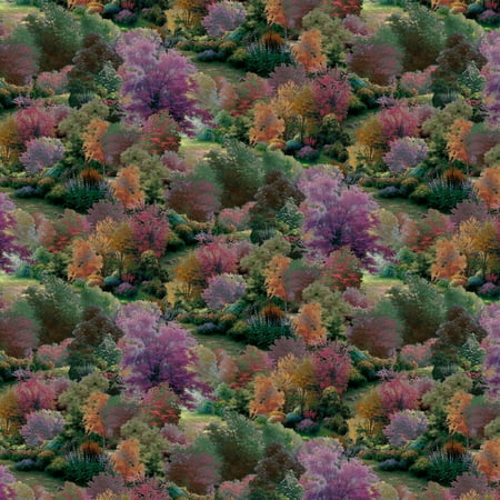 David Textiles, Inc. Thomas Kinkade Spring Landscape Cotton Fabric By The Yard