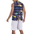 thumbnail image 5 of Rocae Sea Inhabitans and Herb for Men's Basketball Jersey Lightweight and Breathable Athletic Tank Top,Quick-Drying Sports Jersey, 5 of 9