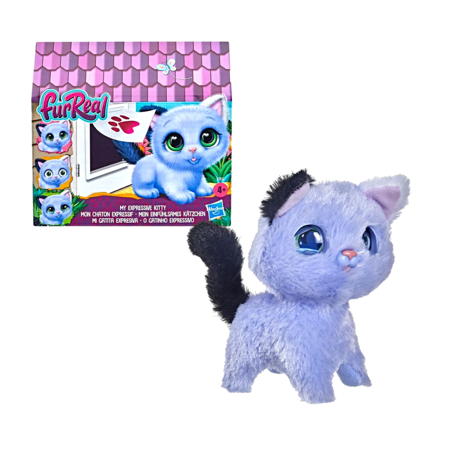FurReal Friends North Mi Gatita Polar – Mascota Interactiva Con Más De 35 Sonidos Y Movimientos, Incluye Temblores Y Castañeteo De Dientes, Regalo Para Niños +4 Años
