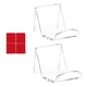 thumbnail image 2 of Estante para auriculares Material acrílico ahorro de controlador de espacio de ahorro de espacio fácil de instalar auriculares de peso ligero profesional stand transparent 2 piezas Inevent LF000367-03B, 2 of 7