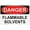 Warning Sign 1, variant on Metal Sign, Danger Sign - FLAMMABLE MATERIAL NO SMOKING WITHIN 20 FEET, Waterproof, Fade and Scratch Resistant, safety signs, equipment Warning signs, etc